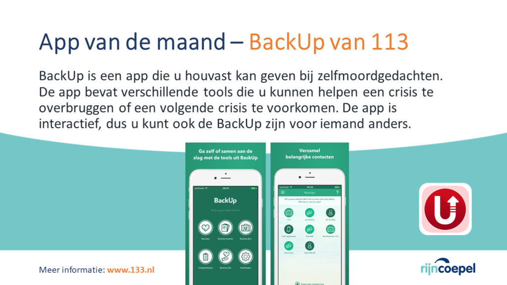 App van de Maand - BackUp van 113-2